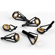 

3-4.5mm Fishing Rod Guide Tip Repair Kit Set DIY Eye Rings Steel Ceramics Line Guide Rings Fishing Tools