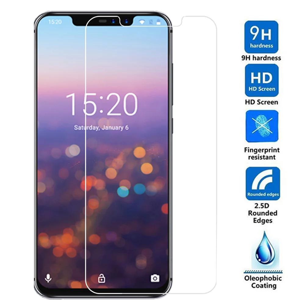 С уровнем твердости 9H 2.5D закаленное Стекло для UMIDIGI Z2 Экран протектор 6 2 дюймов