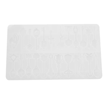 

DIY Crystal Epoxy Mould the Whole Board Key Collection Pendant Ornament Decoration Simulation Silicone Mold
