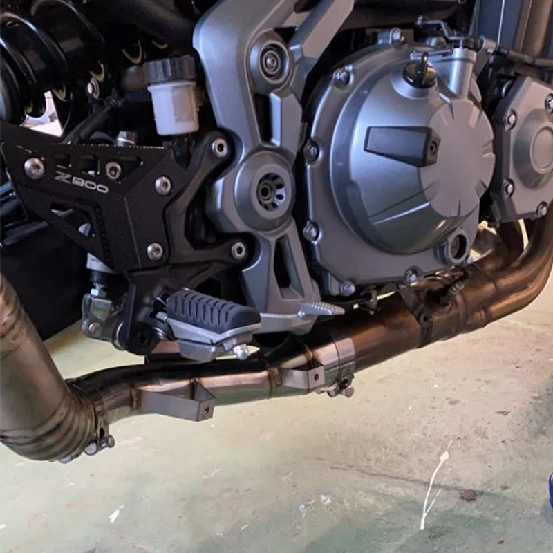 2020 Slip On For Kawasaki Z900 2017 18 19 Modified Exhaust Muffler Escape Middle Link Pipe Delete Eliminator Enhanced Z900 Z 9001..