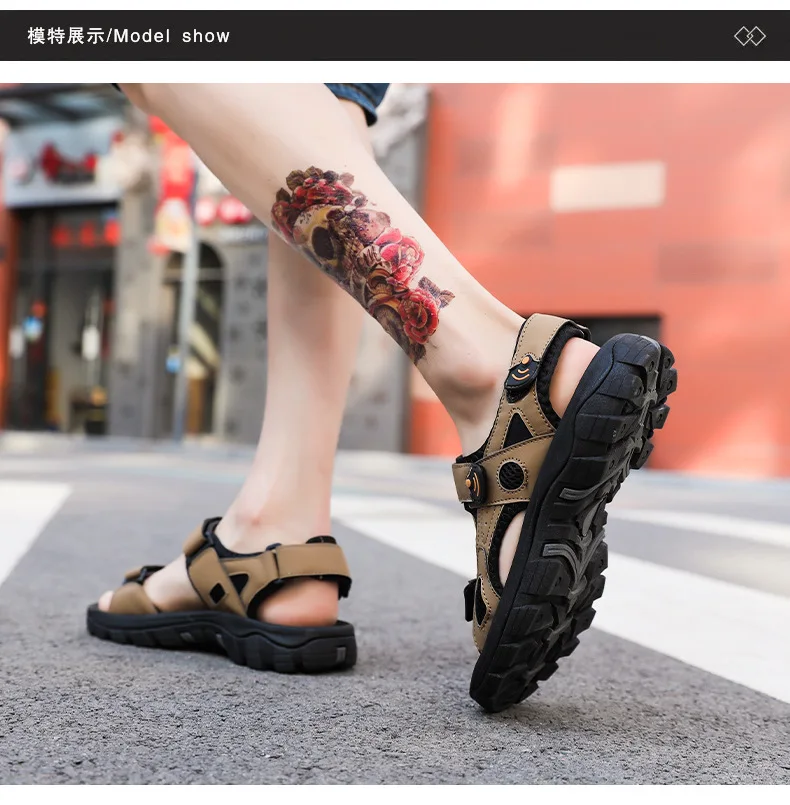 New Style Summer Sandals Students Versatile Sandals Men Korean-style Sports Casual Teenager Viet Nam Sandals