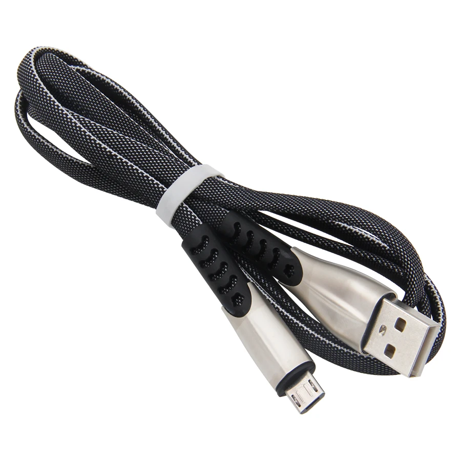 Кабель Micro USB для зарядного устройства для iPhone X XR 8 7 6 plus type C кабель для samsung USB 2A плоский кабель для мобильного телефона 100 шт