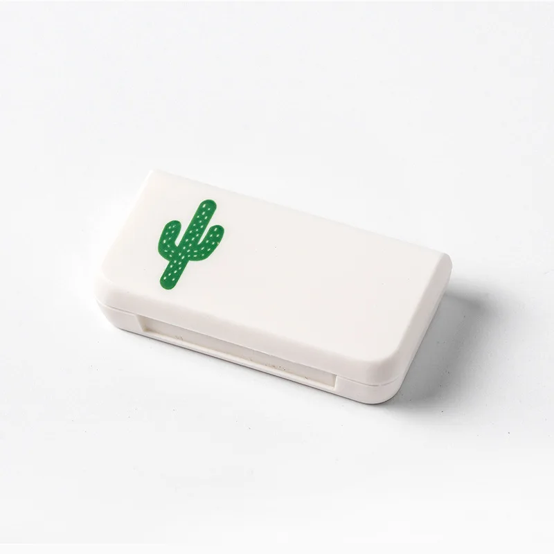 

5PCSThree-Compartment Portable Compartment Small Pill Box Travel Medicine Sub-Packing Pill Box