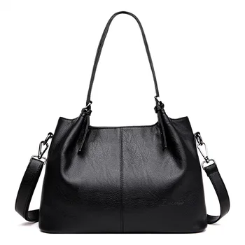 

Women's Multi-function Large-capacity Handbag Leather Fabric Shoulder Bag Outdoor Travel Messenger Bag New