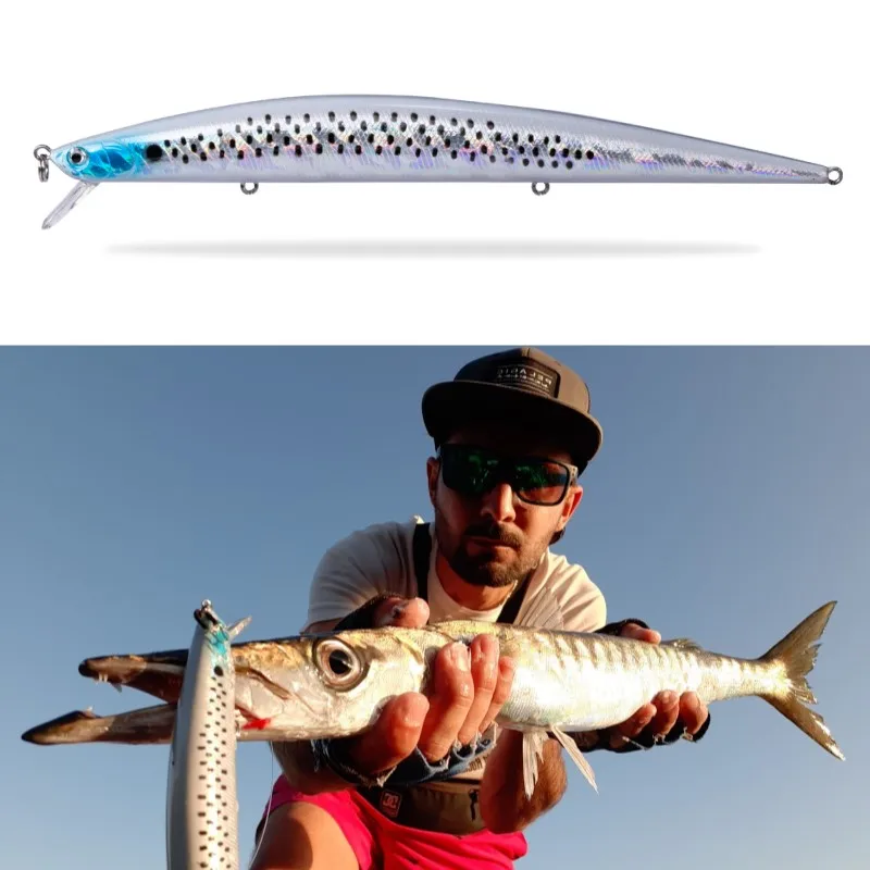 Hunthouse Tide Slim Minnow flyer175 floating fishing lure hard bait sea fishing 175mm 25g/34g  ABS plastic for seabass pike Hunthouse Tide Slim Minnow flyer175 floating fishing lure hard bait sea fishing 175mm 25g/34g  ABS plastic for seabass pike