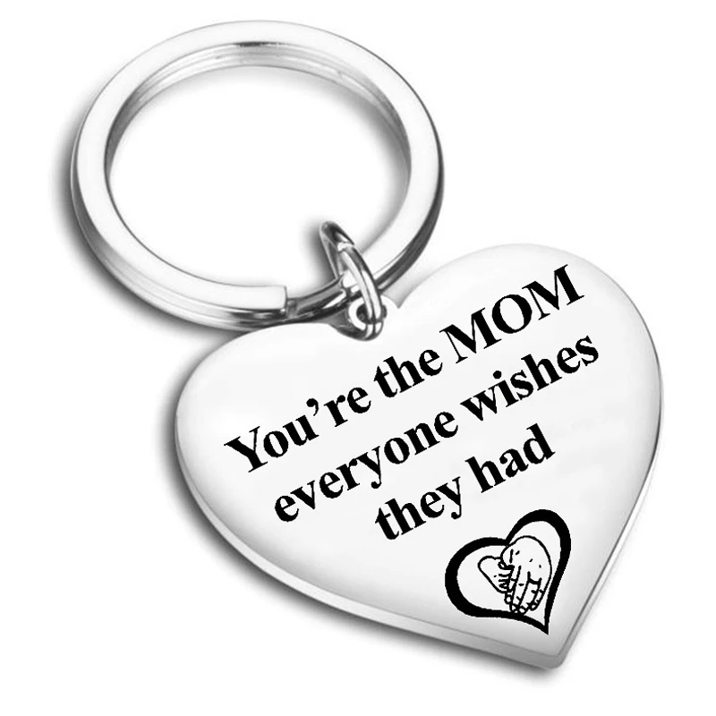 Брелок для ключей с надписью мама | Украшения и аксессуары