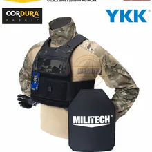MILITECH TW FCSK 2,0 мультикам черный Расширенный Slickster CQC Ferro Plate Carrier военный боевой тактический жилет бронежилет