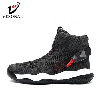 

VESONAL 2020 Spring Lightweight High Top Hip Hop Sneakers Men Shoes Casual Breathable Male Shoes Footwear street High quality