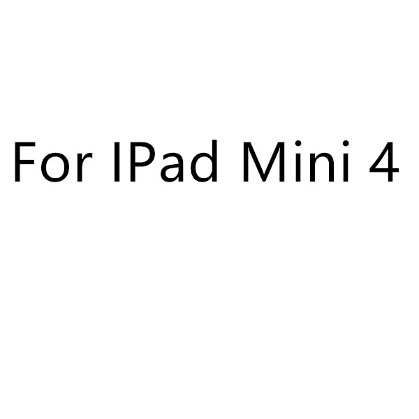 Защитная пленка для экрана, чехол из искусственной кожи для Apple Ipad Mini 1 2 3 4 Air 5 6 I Pad Pro 10,5 9,7 дюймов смарт-чехлы - Цвет: For ipad mini 4