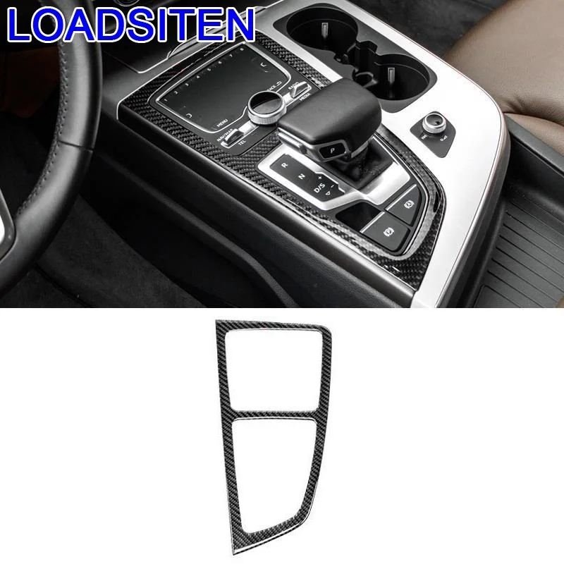 

Car Decorative Chromium Auto Gear Seat Button Panel Interior Modification Accessories Sticker Strip 16 17 18 FOR Audi Q7
