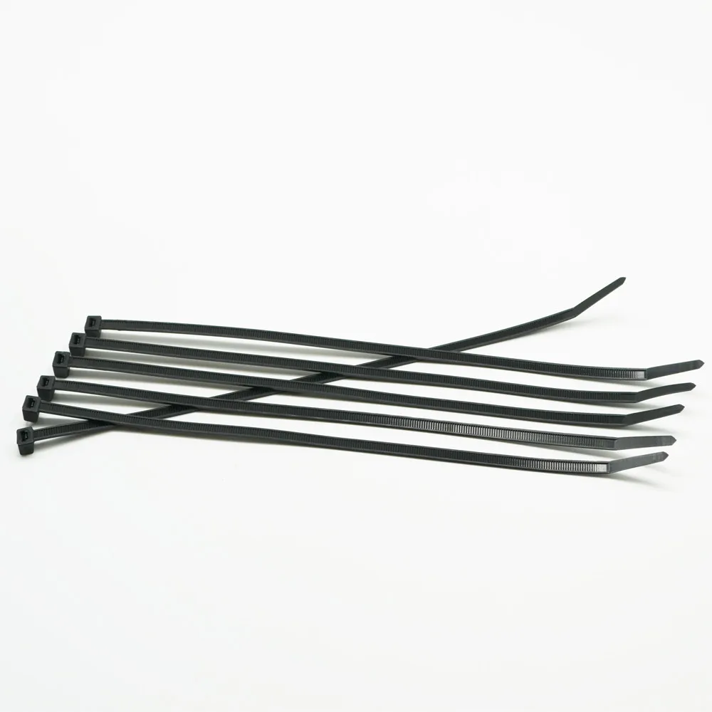 RT-CT-4.8x300-Black 100 шт нейлоновые кабельные стяжки самоблокирующиеся черные кабельные стяжки 2,5*100 2,5*200 3,6*150 3,6*200 4,8*200 4,8*300 7,6*370 450*9 - Цвет: RT-CT-4.8x300-Black