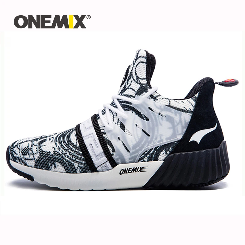 ONEMIX Для женщин Highshoes дышащий спортивный спортивные кроссовки сапоги увеличивающие рост спортивная ходьба обувь кроссовки Для женщин