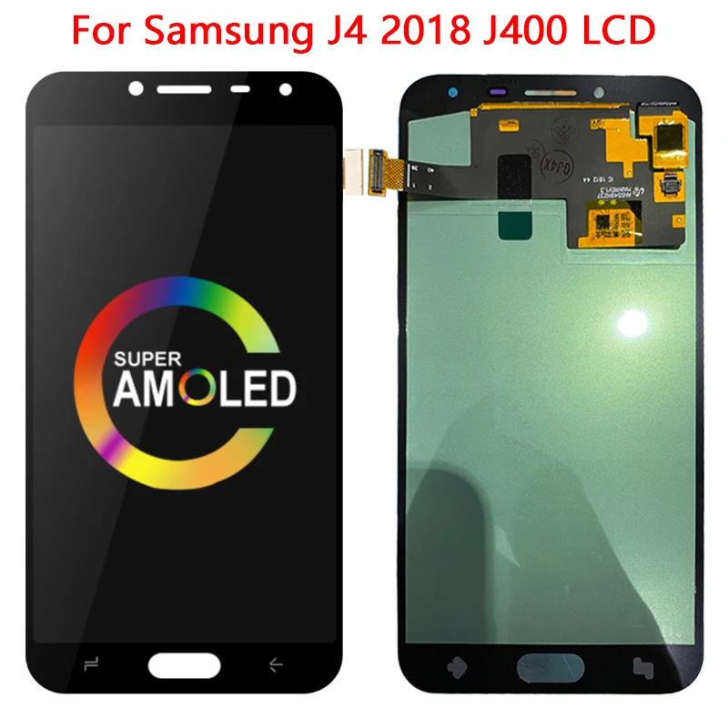 ЖК дисплей SUPER AMOLED J400 для Samsung Galaxy J4 2018 J400F J400G сенсорный экран с цифровым