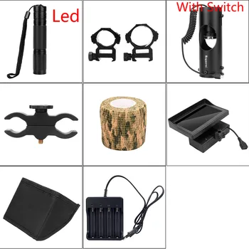 

Outdoor Hunting Optics Sight Tactical Digital Night Vision Accessories Infrared Flashlight / LCD Screen /Bracket Mounts