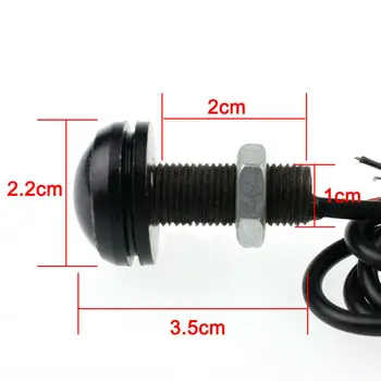 

23mm Blue 10 * Eagle Eye Light 6500K Daytime Driving DRL Backlight Car Rock Light 23MM 12V