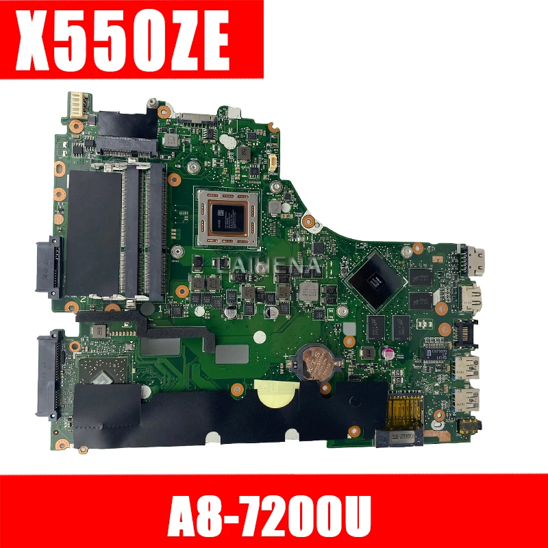 X550ZE материнская плата A8 7200 для ASUS X550Z X550 K550Z VM590Z A555Z K555Z X555Z ноутбука тестовая OK |