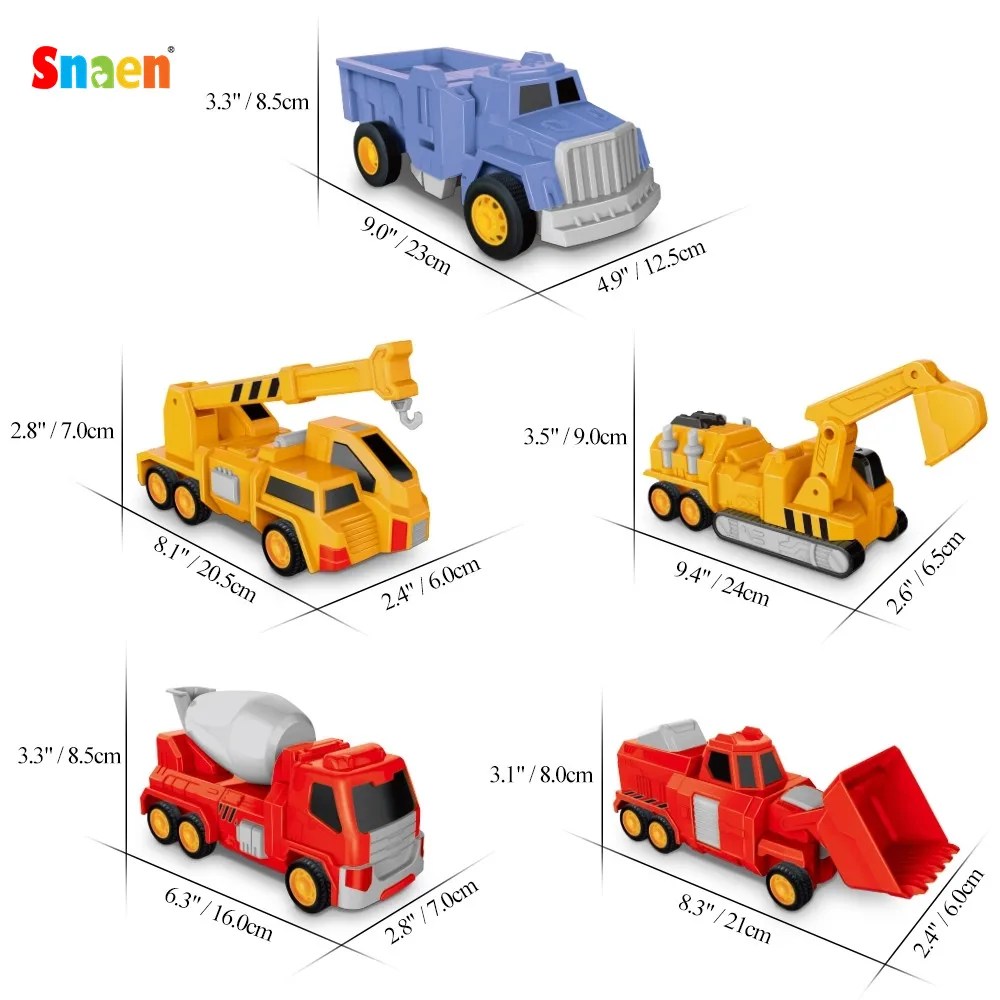Suitable as for Children Suitable for 3-9-year-old Children’s Toys Cars Building Deformed Wajetor 5-in-1 Build The Autobots Robot Toys