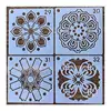 36pcs Plastic Painted Decor DIY Hollow Mandala Pattern Painting Stencils Wall Paper Stencils Drawing Tool (As Shown) ► Photo 3/6