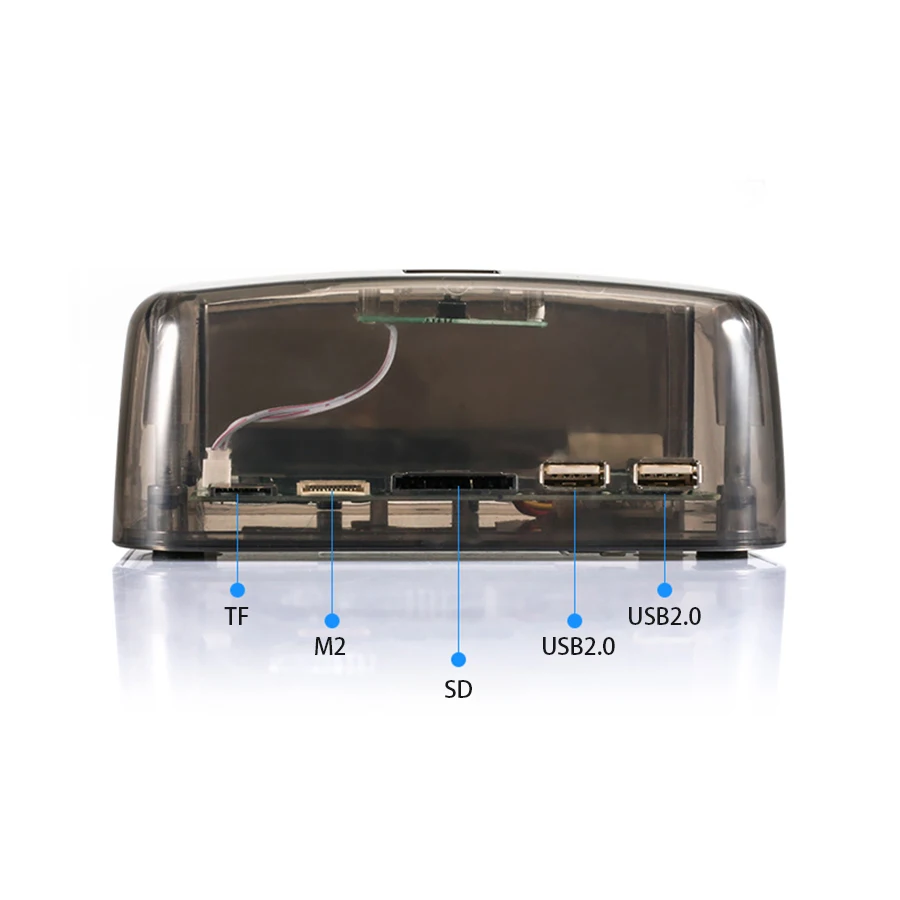 Usb3.0 для Sata/ide Dual Bay док-станция жесткого диска для 2,5 дюймов/3,5 корпус для жесткого диска M2 Tf Sd слот для ТВ-ноутбука