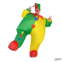 Рождественский надувной костюм для взрослых, вечерние Костюмы Клоуна
