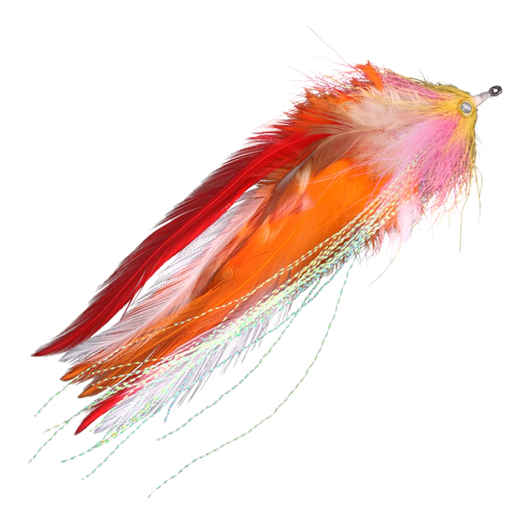 6" Fly Fishing Saltwater Flies Streamer Steelhead Salmon Striper Musky