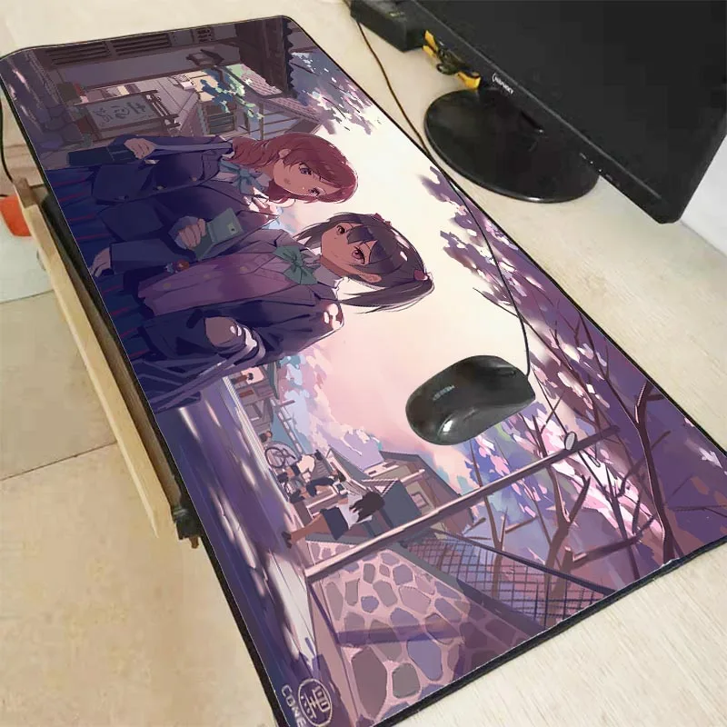 Mairuige Love Live Anime Large Locking Edge Mouse Pad PC Computer Mat Natural Rubber Gaming Mousepa