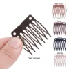 50 Pcs/Lot,Wig Accessories,Hair Wig Plastic Combs and Clips For Wig Cap,Black Color Combs For Making Wig,Vogue Queen Products ► Photo 1/6