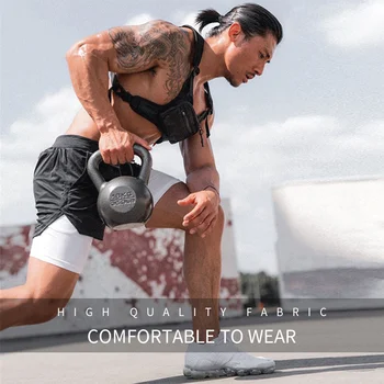 2020 Summer Running Shorts Men 2 in 1 Sports Jogging Fitness Shorts Training Quick Dry Mens Gym Men Shorts Sport gym Short Pants 5