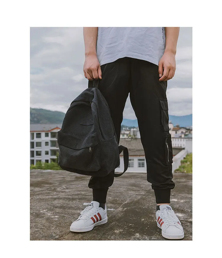 New Couple Washed Denim Laptop Backpack Men And Women Backpack Large Capacity Mochila School Bags For Teenage Girls Back Pack
