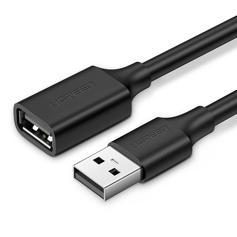Ugreen USB удлинитель для мужчин и женщин кабель для зарядки данных подключение к компьютеру клавиатура U диск Мышь Интерфейс расширение li