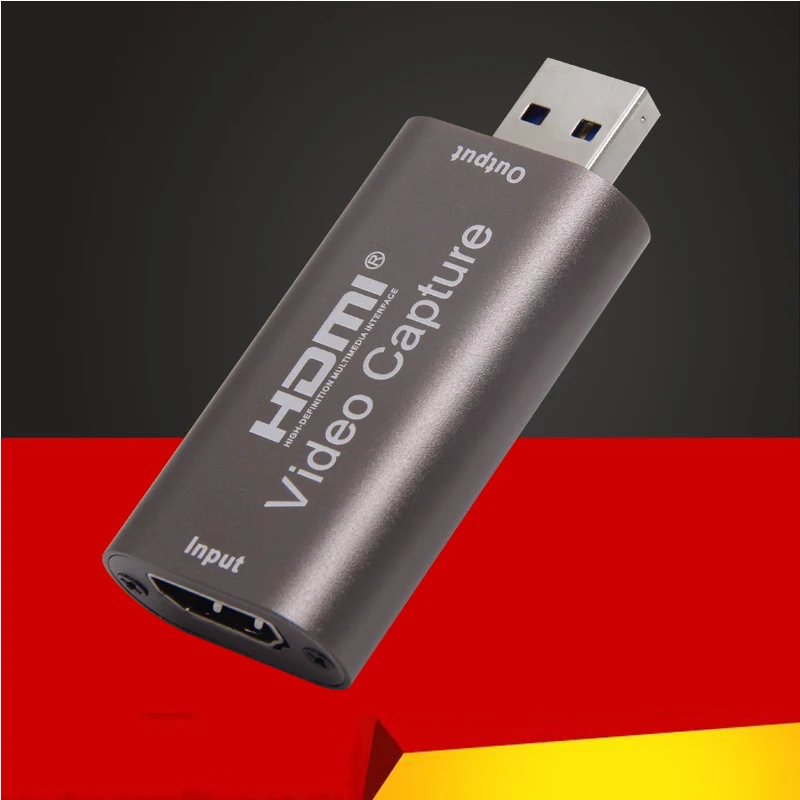 Видеозахват Mini HD 1080P 60fps HDMI/USB для компьютера Youtube OBS и т. д. Потоковая трансляция в