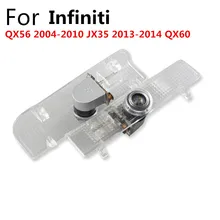 2PCS LED car door welcome laser projector logo ghost light For Infiniti QX56 2004-2010 JX35 2013-2014 QX60 accesories for car