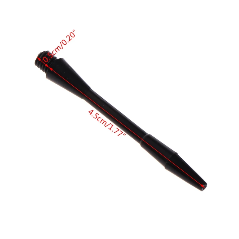 

12Pcs plastic Nylon Screw Dart Shafts pole Short Darts Stems rod Replacement 5cm Y51D