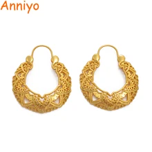 Anniyo Гавайские серьги в форме сердца для женщин и девушек золотого цвета Guam Kiribati ювелирные изделия Микронезия Chuuk остров Маршалла африканские арабские#222206