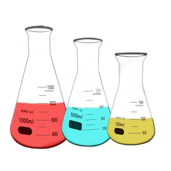 

Conical flask 300ml-5000ml glassware wide mouth straight mouth triangular flask