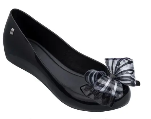 Mini Melissa/Новинка года; прозрачные сандалии для девочек; летние сандалии с бантом; милые детские сандалии Melissa; пляжная обувь; обувь для малышей; SH19113
