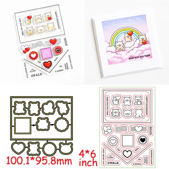 

Stupid CUPIG Sending Love Die Cut+Clear Stamp Happy Hogmany Die Cuts And Stamps For Card Making 2020