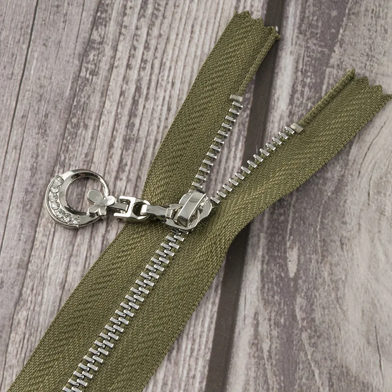 Armygreen ST Meetee, 3 шт., 11-25 см, 3#, металлическая молния, закрытый конец, золото, серебро, зуб, луна, тяга, молния, замок, сделай сам, сумка, одежда, Швейные аксессуары, ZA005 - Цвет: Armygreen ST
