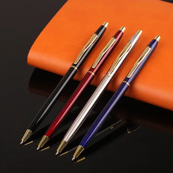 

Office Rollerball Pen Business Metal Ballpoint Pen High Quality Writing Signature Pen for School Writing Student Stationery