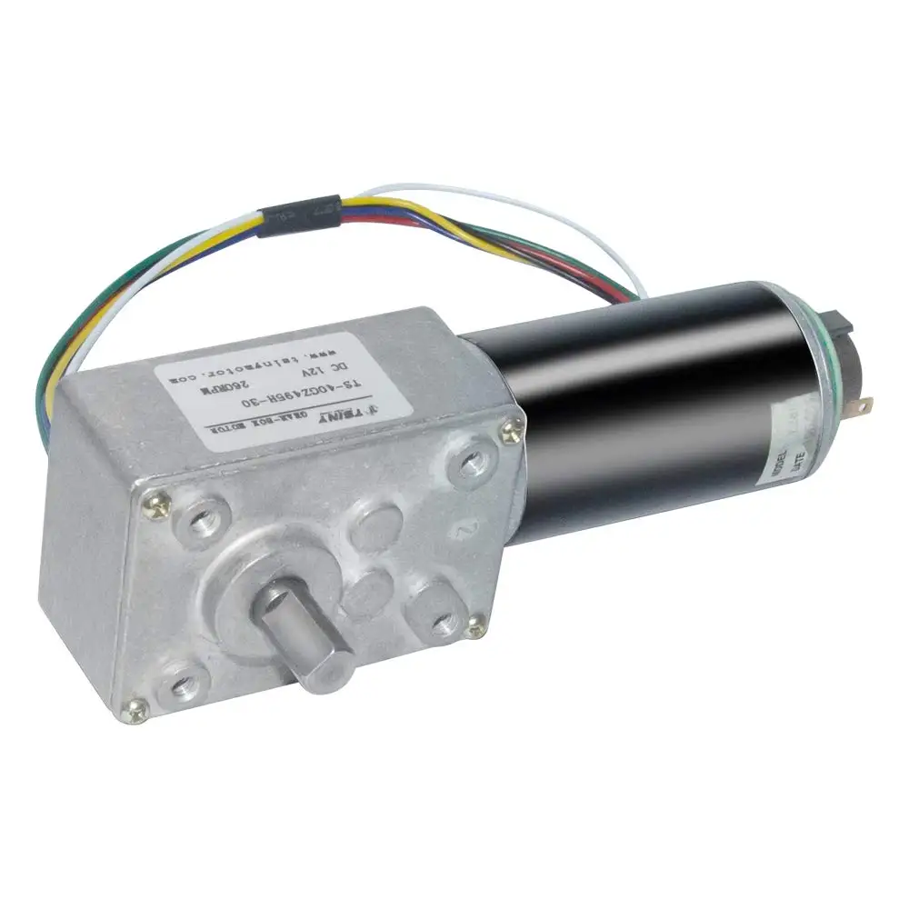 Low Speed DC 24V 27rpm 3D Printer Replacement Electric Gearbox Geared Motor