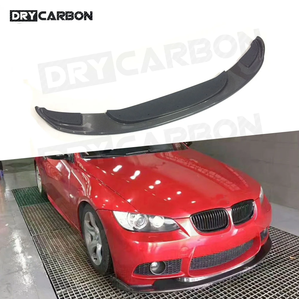 

Real Carbon Fiber Racing Front lip Spoiler for BMW 3 Series E90 E92 E93 M3 2009-2012 H Style Head Bumper Chin Shovel Protector