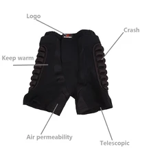 Лыжные защитные набедренные штаны для катания на коньках защитные шорты для тела Защита от брони