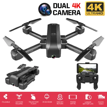 

Profession RC Drone 4K HD Dual Camera 50X Times Zoom WIFI FPV Foldable Quadcopter Helicopter Professional Drones Stable Height