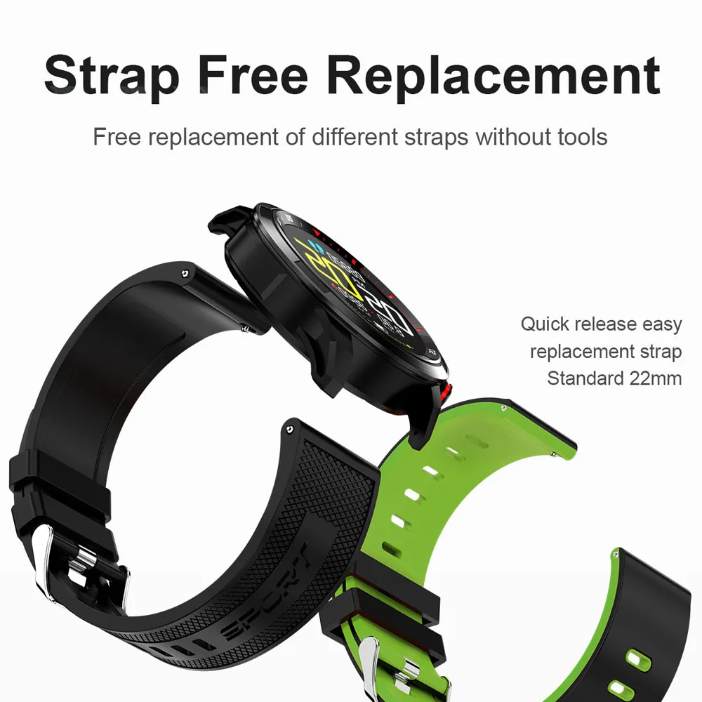 V09 Смарт-часы водонепроницаемые Полный сенсорный Ips экран SmartWatch С ECG PPG кровяное давление пульсометр спортивные часы