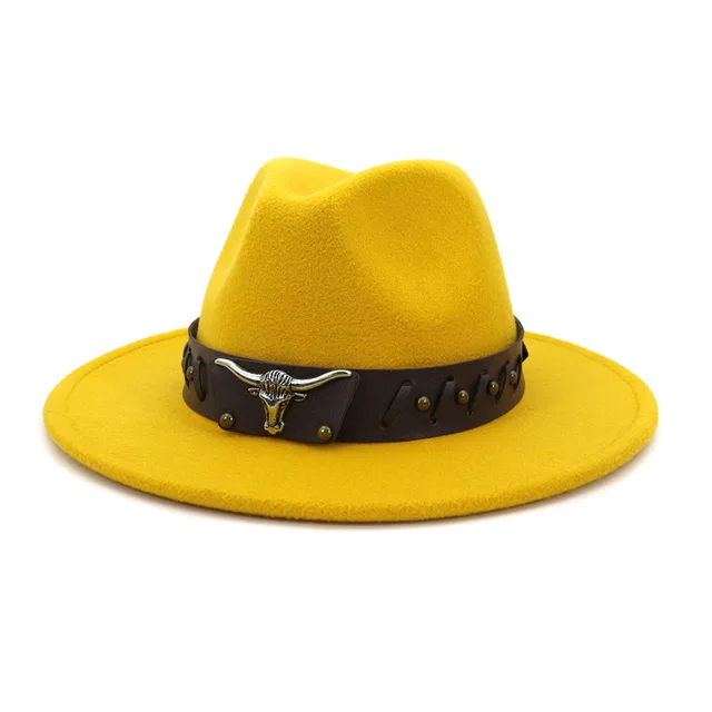 yellow gangster hat