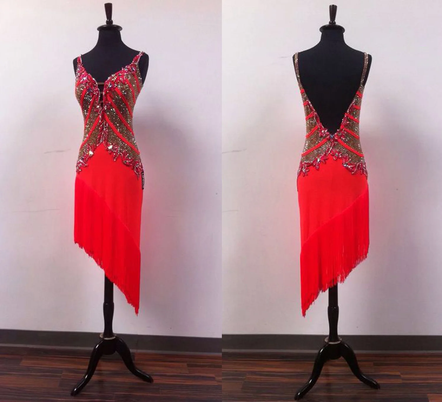 Продвинутая танцевальная юбка для латинских соревнований Женская