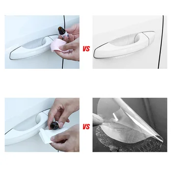 

CCar Door Handle Repair Fluid Bowl Scratch Shield Armor Tool Set Dustproof Cloth Auto care