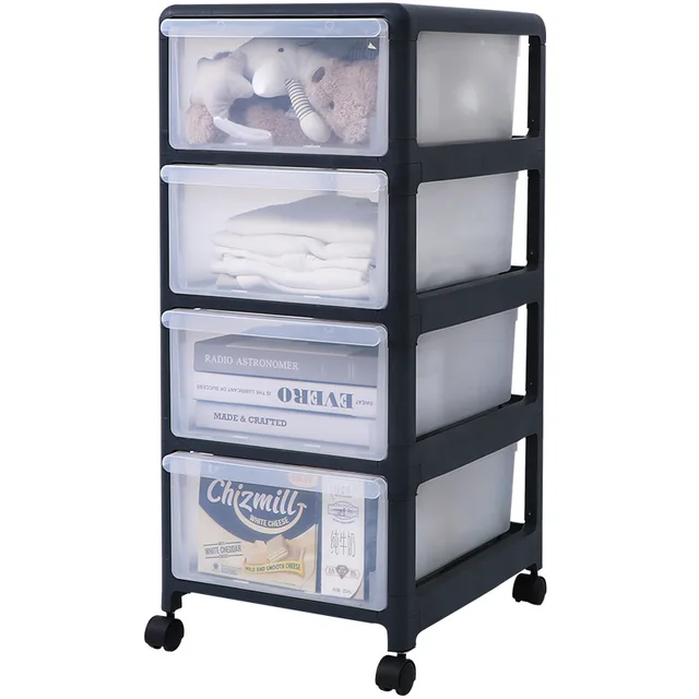 Háztartás Átlátszó Pp Tároló Doboz Műanyag Fiók Szekrény Nappali Szendvics Kombináció Szervező - Image 5