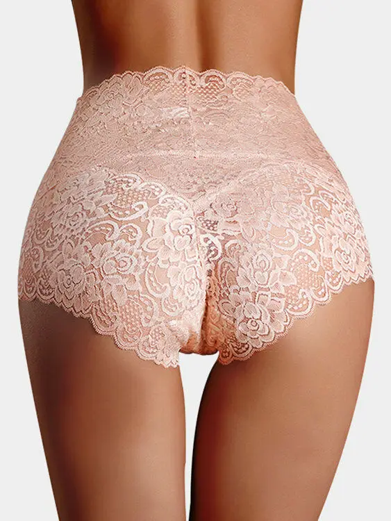 Большие размеры Sexy женское сексуальное нижнее белье, кружевные трусики с высокой талией короткие трусики стринги с высокой талией Нижнее Белье для сна