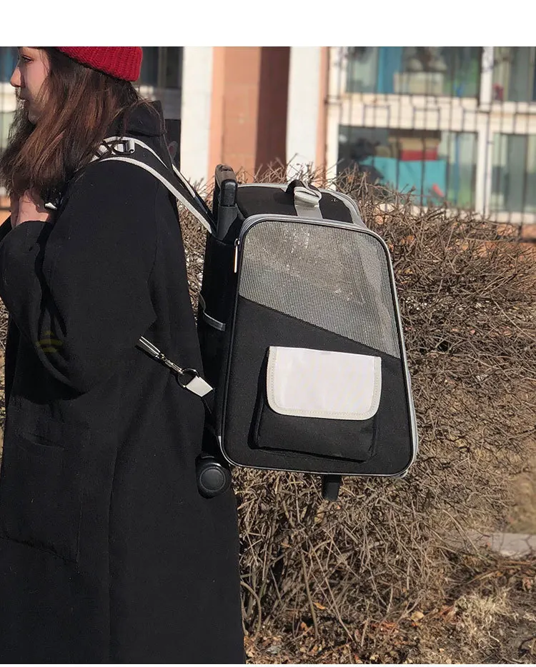 Открытый полюсный ящик для собак и собак, переносная коробка для перевозки домашних животных, большая дорожная сумка для домашних животных, рюкзак на плечо для кошек, дорожная сумка для собак